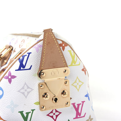 Louis Vuitton Monogram Multicolor Speedy 30 White 16 of 27
