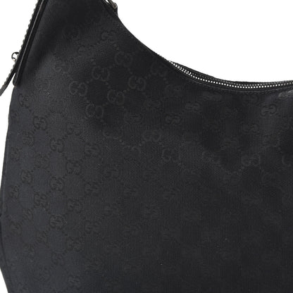 Gucci Monogram Medium Horsebit Chain Hobo Black 10 of 10