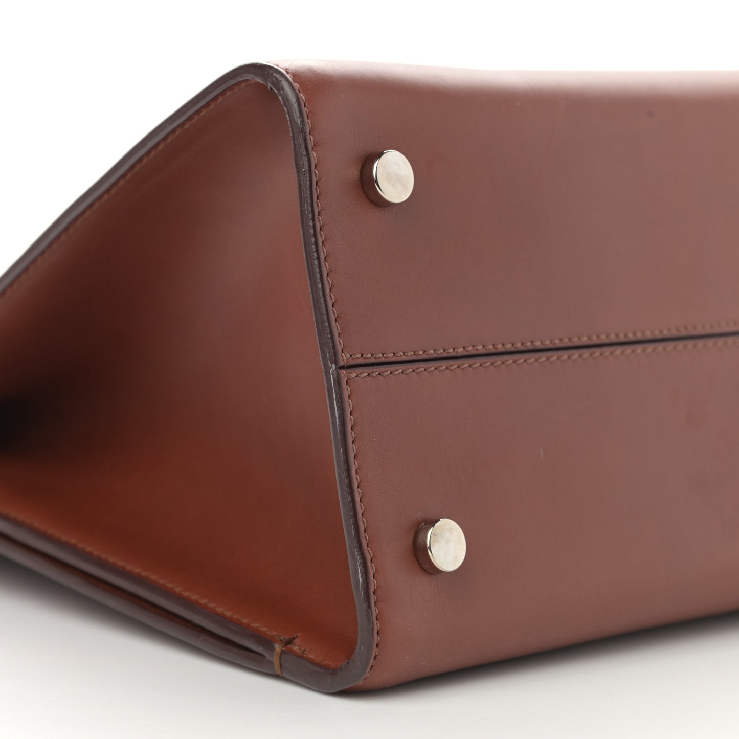 Smooth Calfskin Medium Diorever Flap Brown