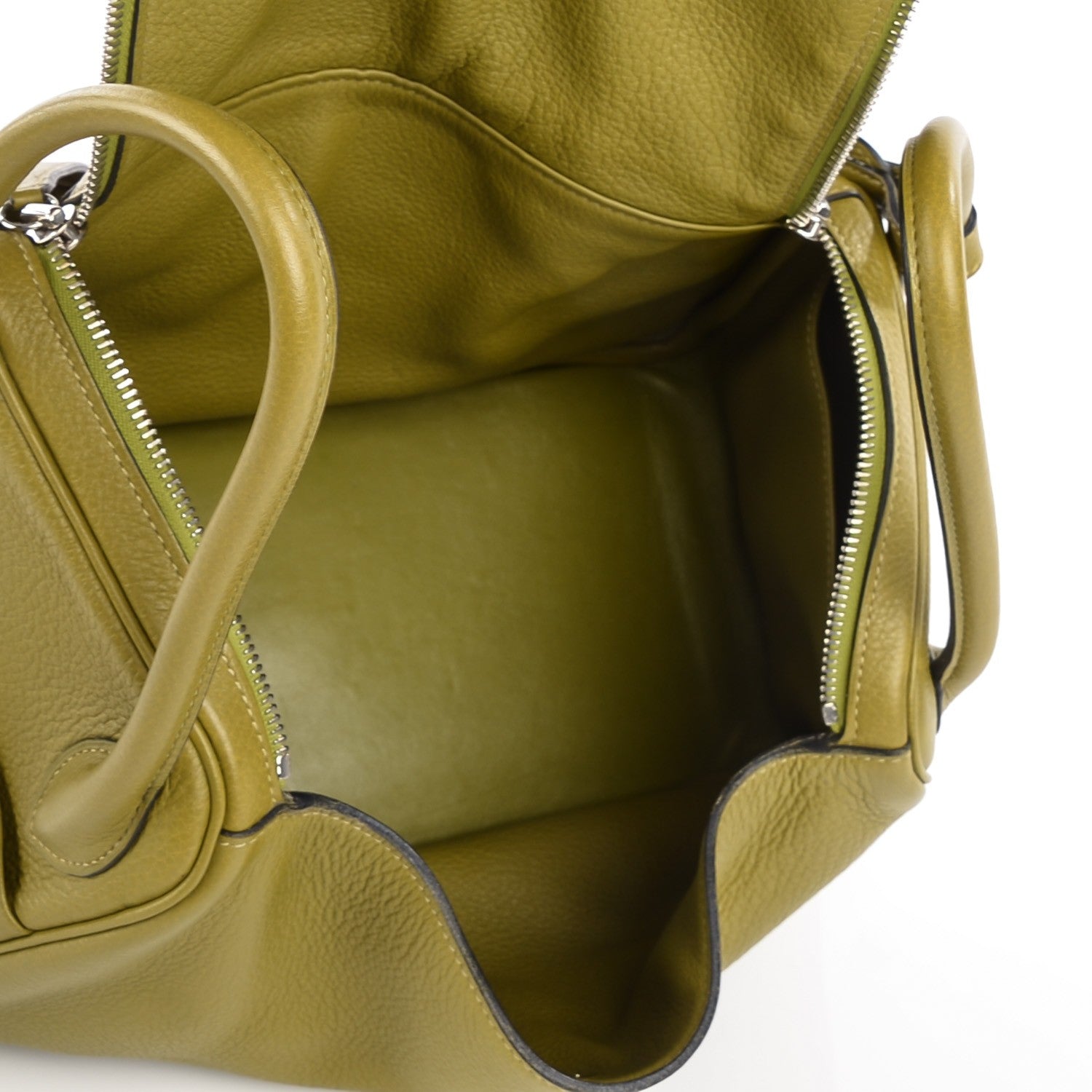 Hermes Taurillon Clemence Lindy 30 Vert Chartreuse 18 of 19