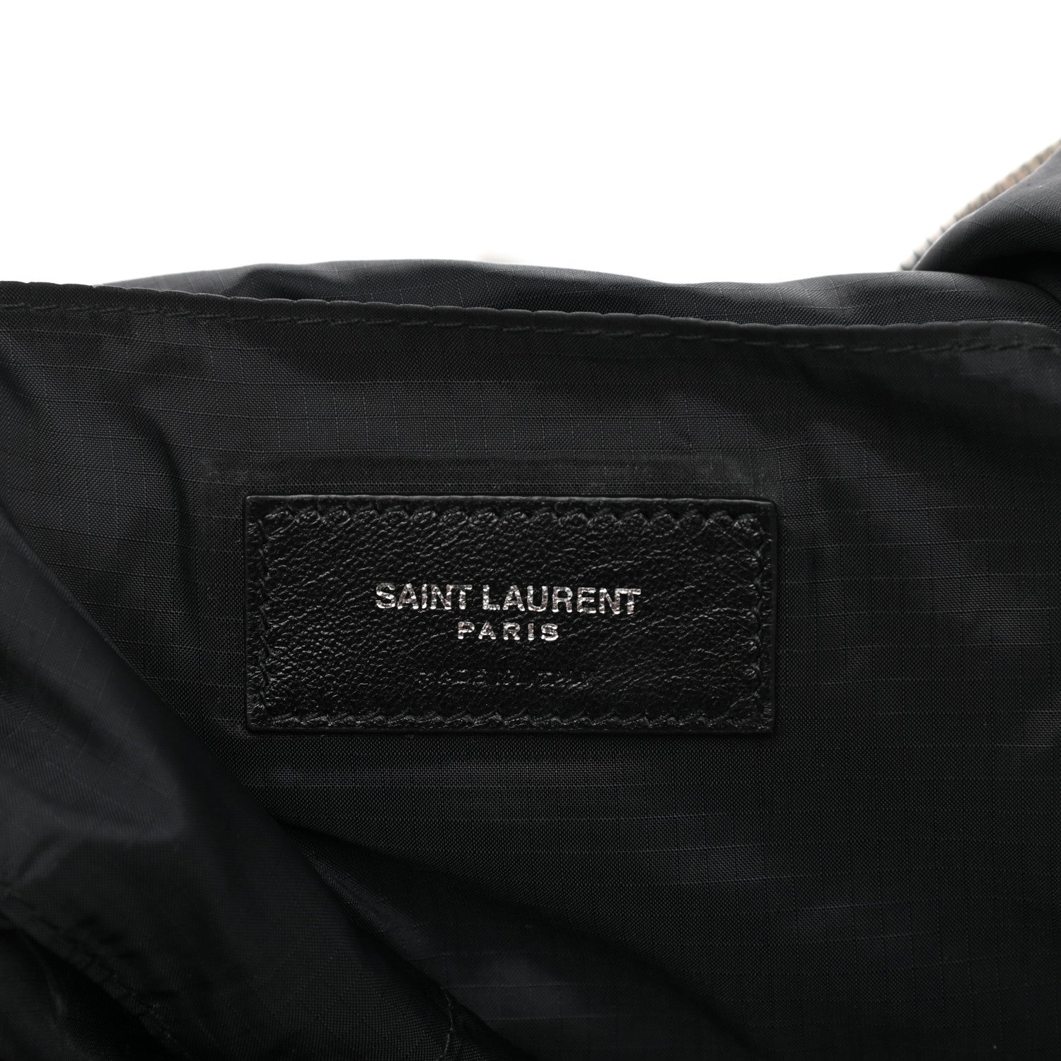 Saint Laurent Nylon City Fold Up Backpack Belt Bag Black 17 of 37