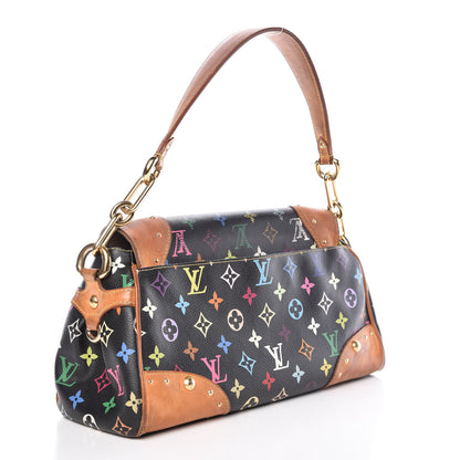 Louis Vuitton Monogram Multicolor Beverly MM Black 3 of 33
