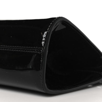 Tom Ford Patent Cosmo T Lock Chain Bag Black 8 of 8