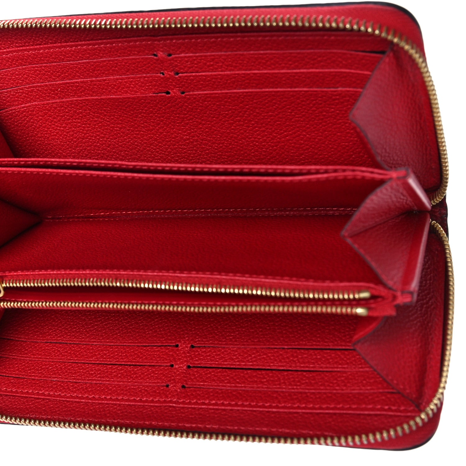 Louis Vuitton Empreinte Zippy Wallet Scarlet 5 of 9