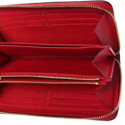 Louis Vuitton Empreinte Zippy Wallet Scarlet 5 of 9