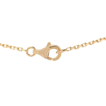 Van Cleef & Arpels 18K Yellow Gold Mother of Pearl Vintage Alhambra Pendant Necklace 7 of 7