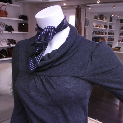 FASHIONPHILE EmporioArmaniSilkScarfBlue 2 of 3