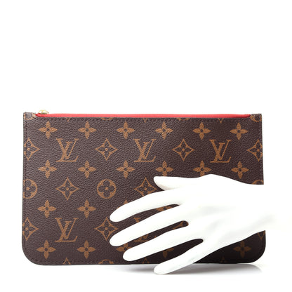 Louis Vuitton Monogram Neverfull MM GM Pochette Cherry 2 of 7