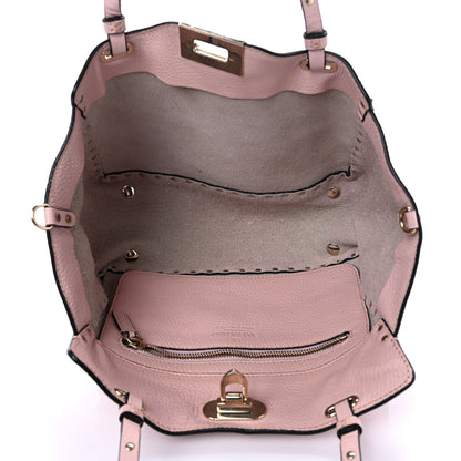Valentino Garavani Grained Calfskin Small Rockstud Tote Water Rose 5 of 12