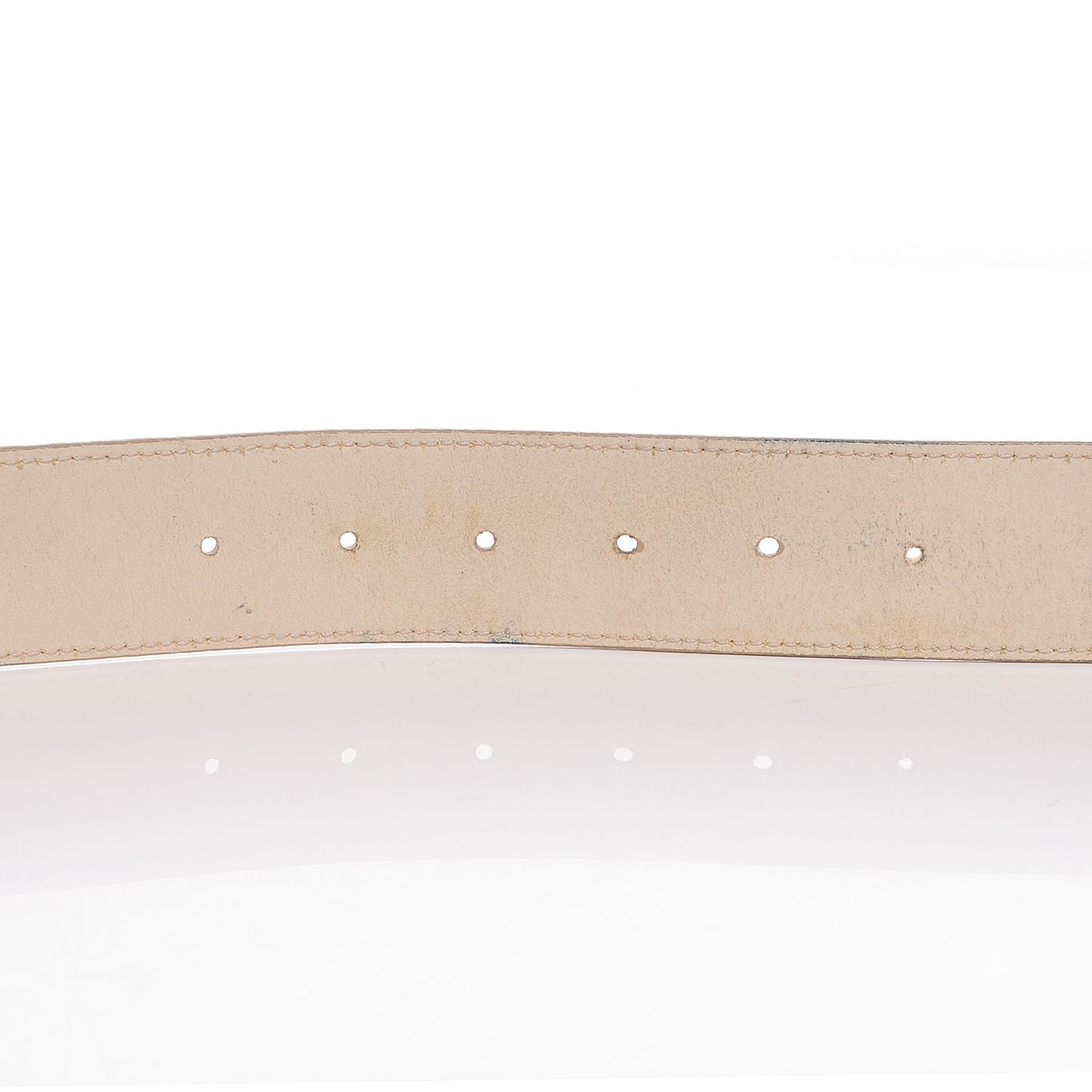 Leather Belt 85 34 White