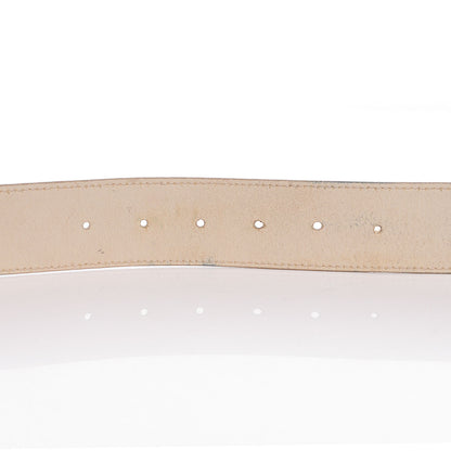 Saint Laurent Leather Belt 85 34 White 3 of 4