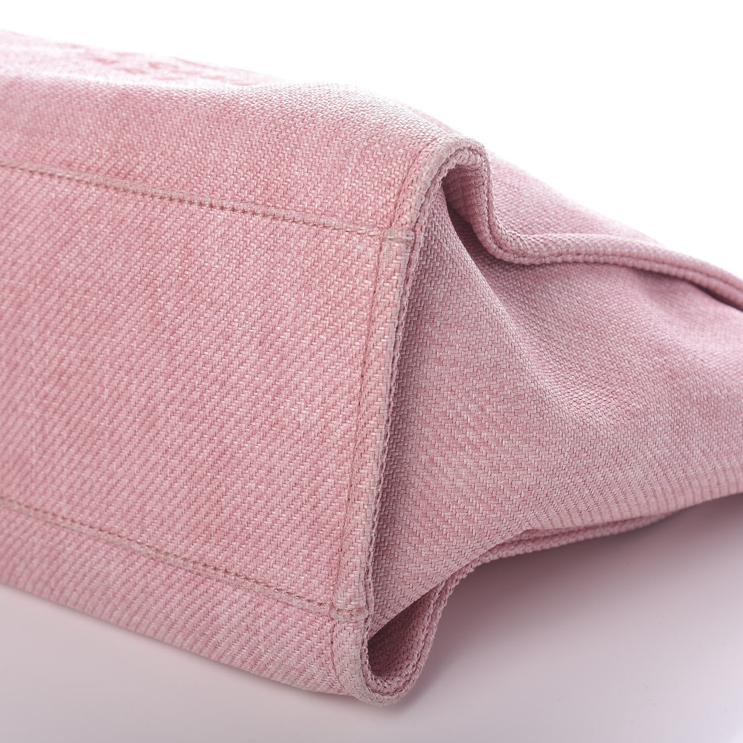 Chanel Canvas Medium Deauville Tote Pink 6 of 10