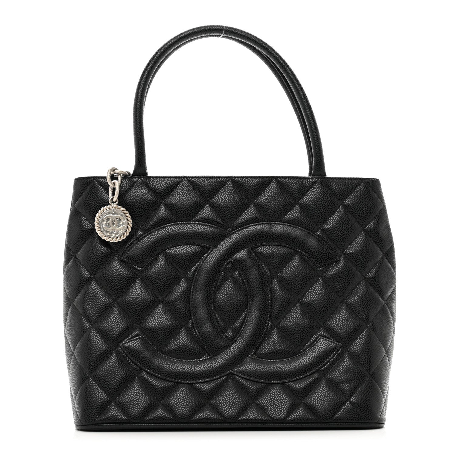 Chanel Caviar Quilted Medallion Tote Black 1 of 10