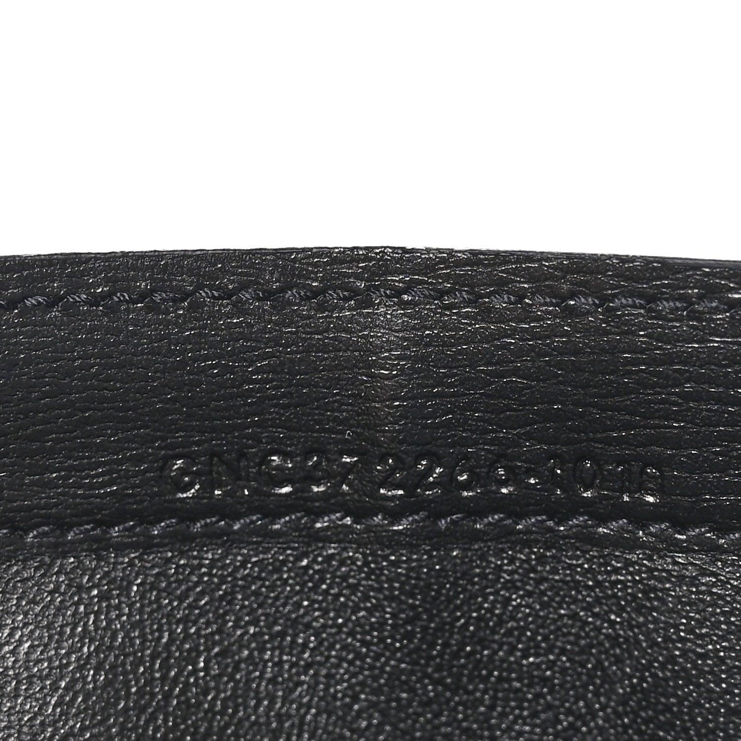 Saint Laurent Smooth Calfskin Classic Monogram Cassandre Wallet Black 7 of 14