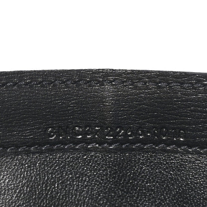 Saint Laurent Smooth Calfskin Classic Monogram Cassandre Wallet Black 7 of 14
