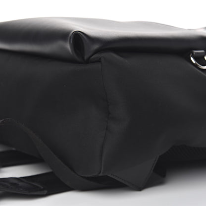 Fendi Nylon Calfskin Bad Bug Pouch Pocket Backpack Black Rosso 10 of 11