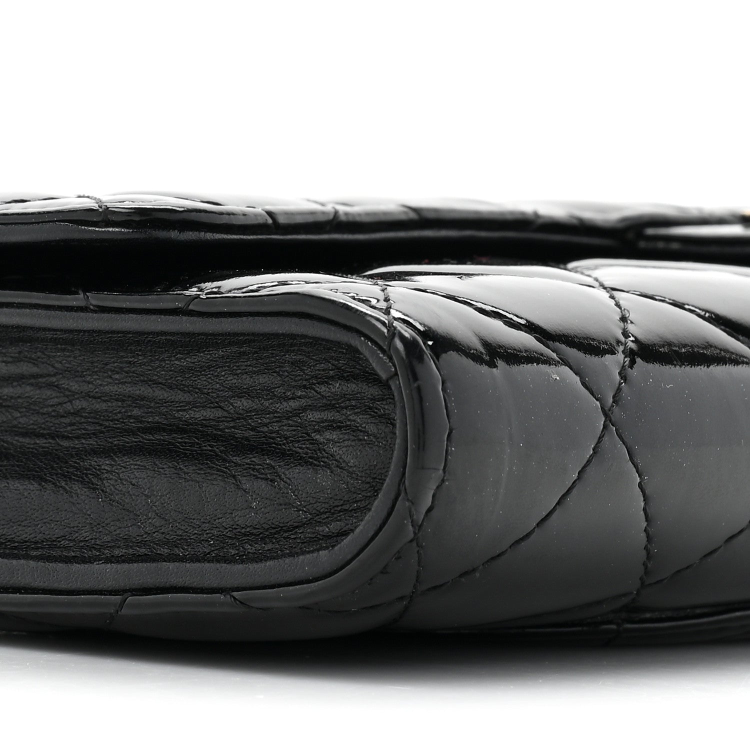 Chanel Patent Quilted Travel Wallet Black 14 of 14