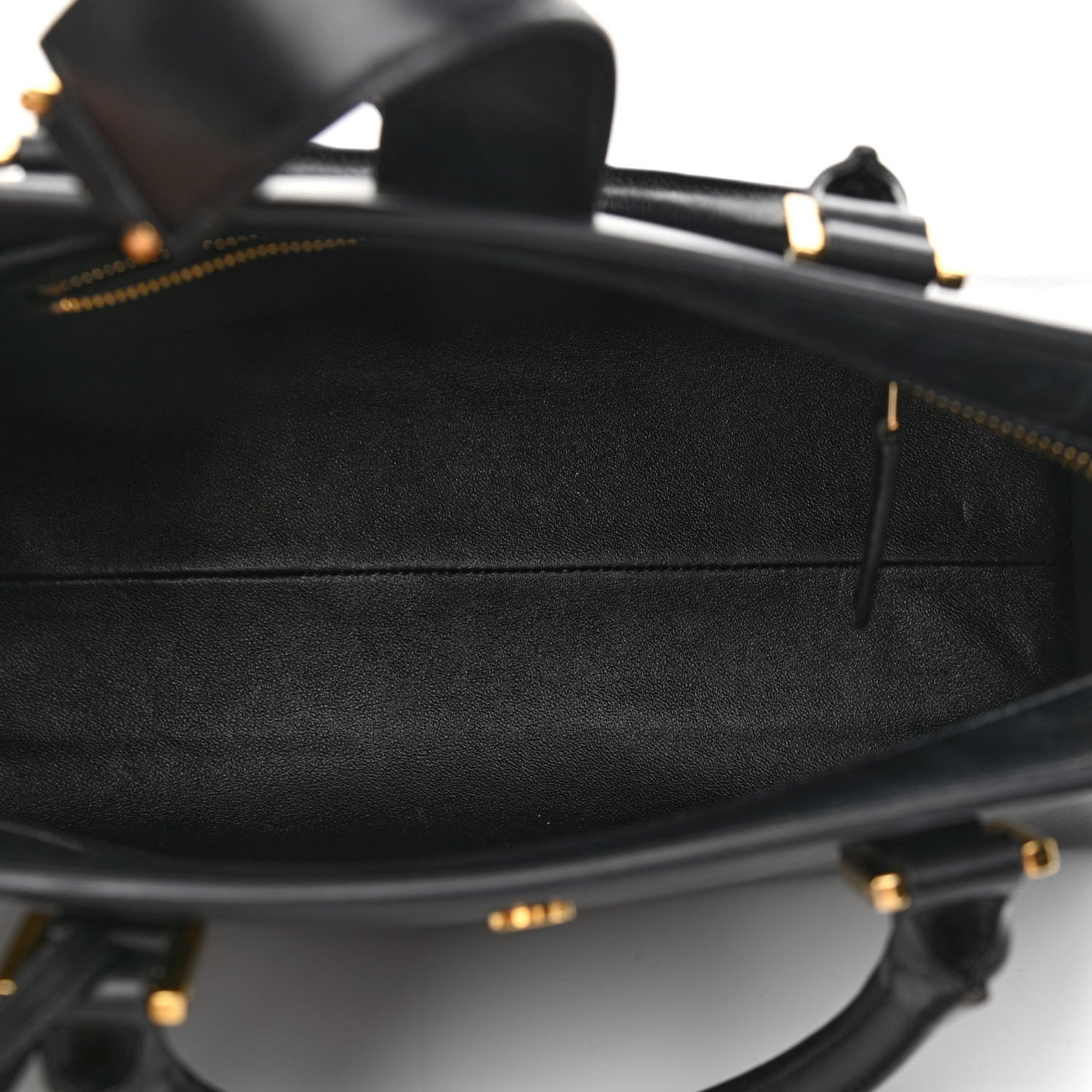 Smooth Calfskin Small Monogram Cabas Black