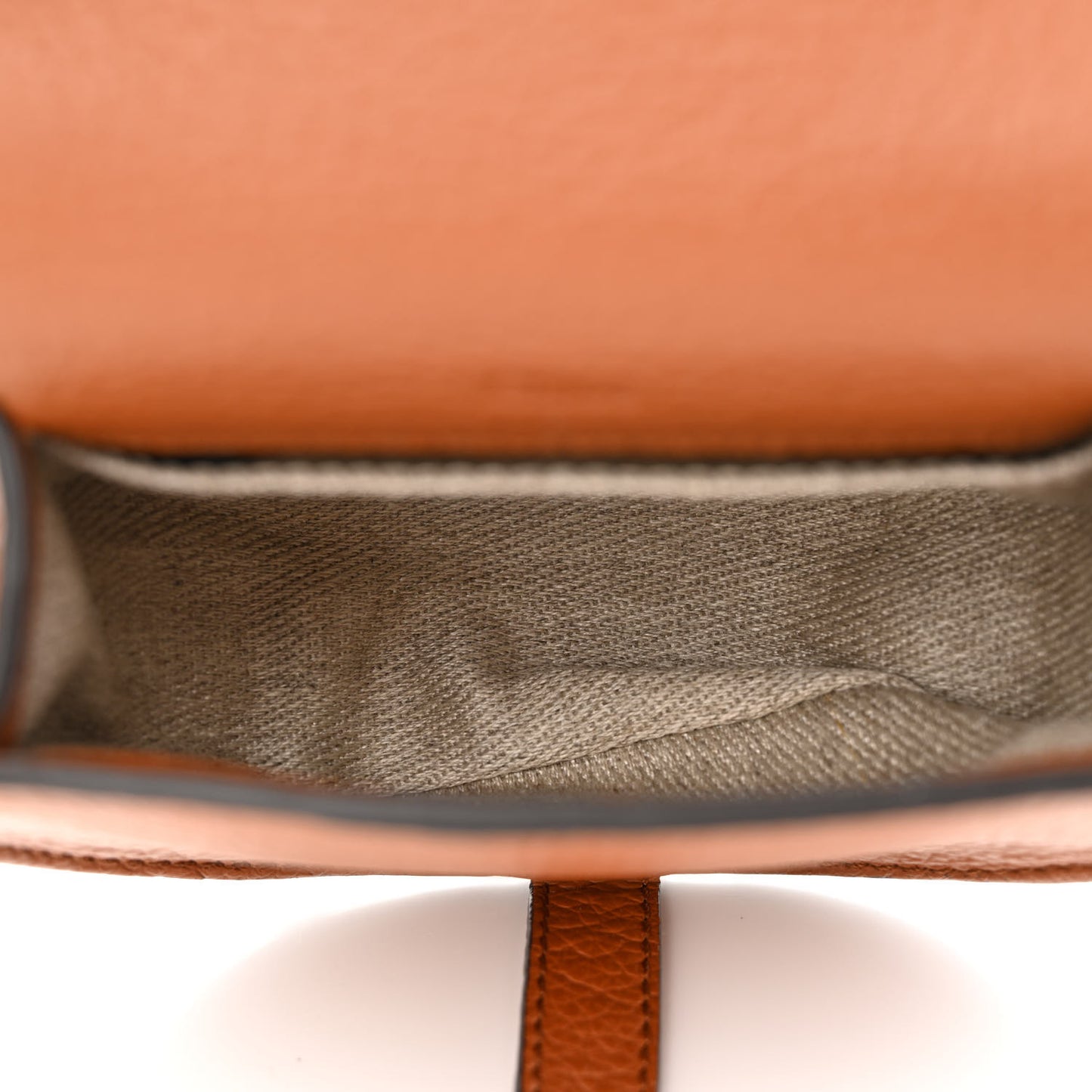 Calfskin Nano Marcie Saddle Bag Tan