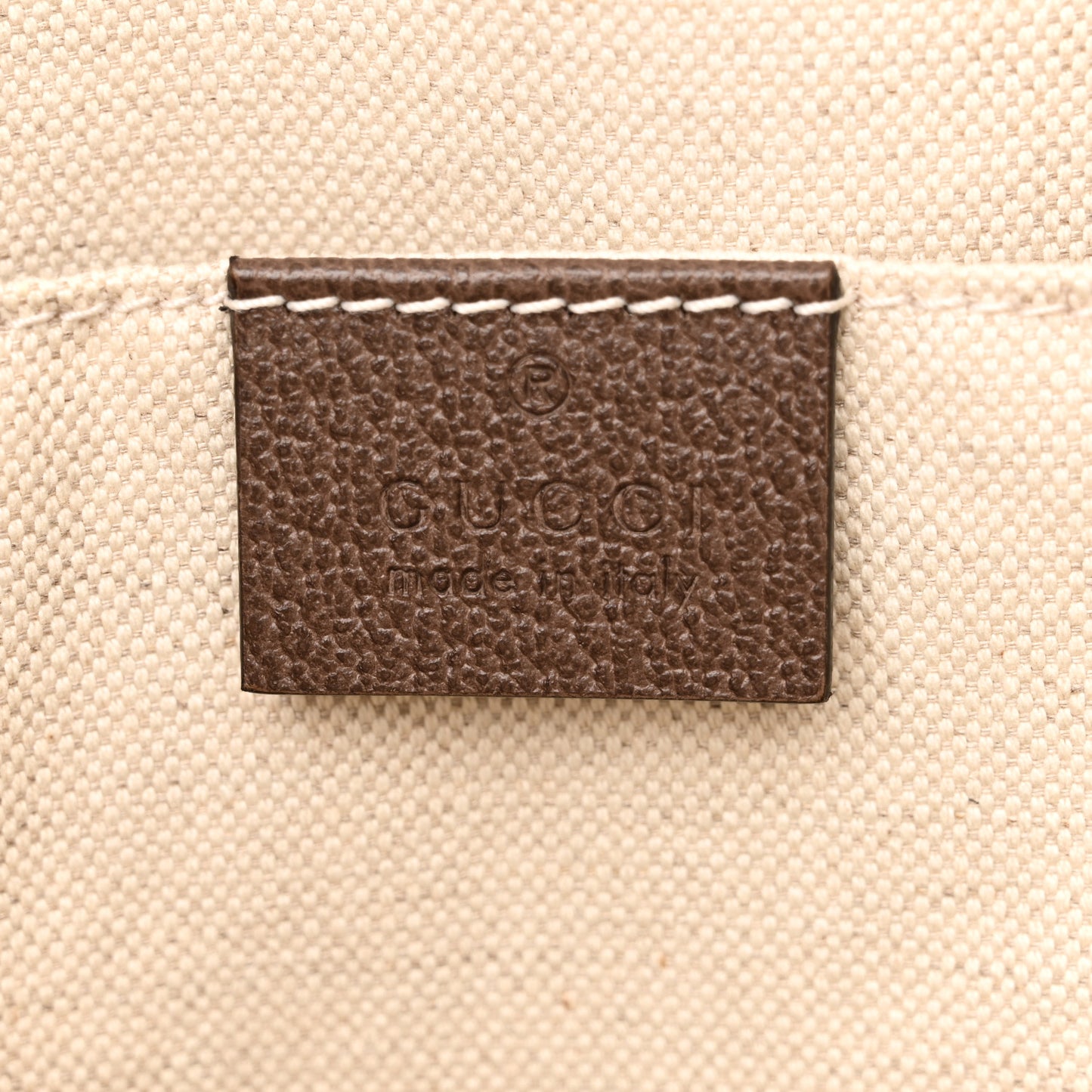 GG Supreme Monogram Textured Calfskin Web Medium Ophidia Briefcase Beige Ebony New Acero
