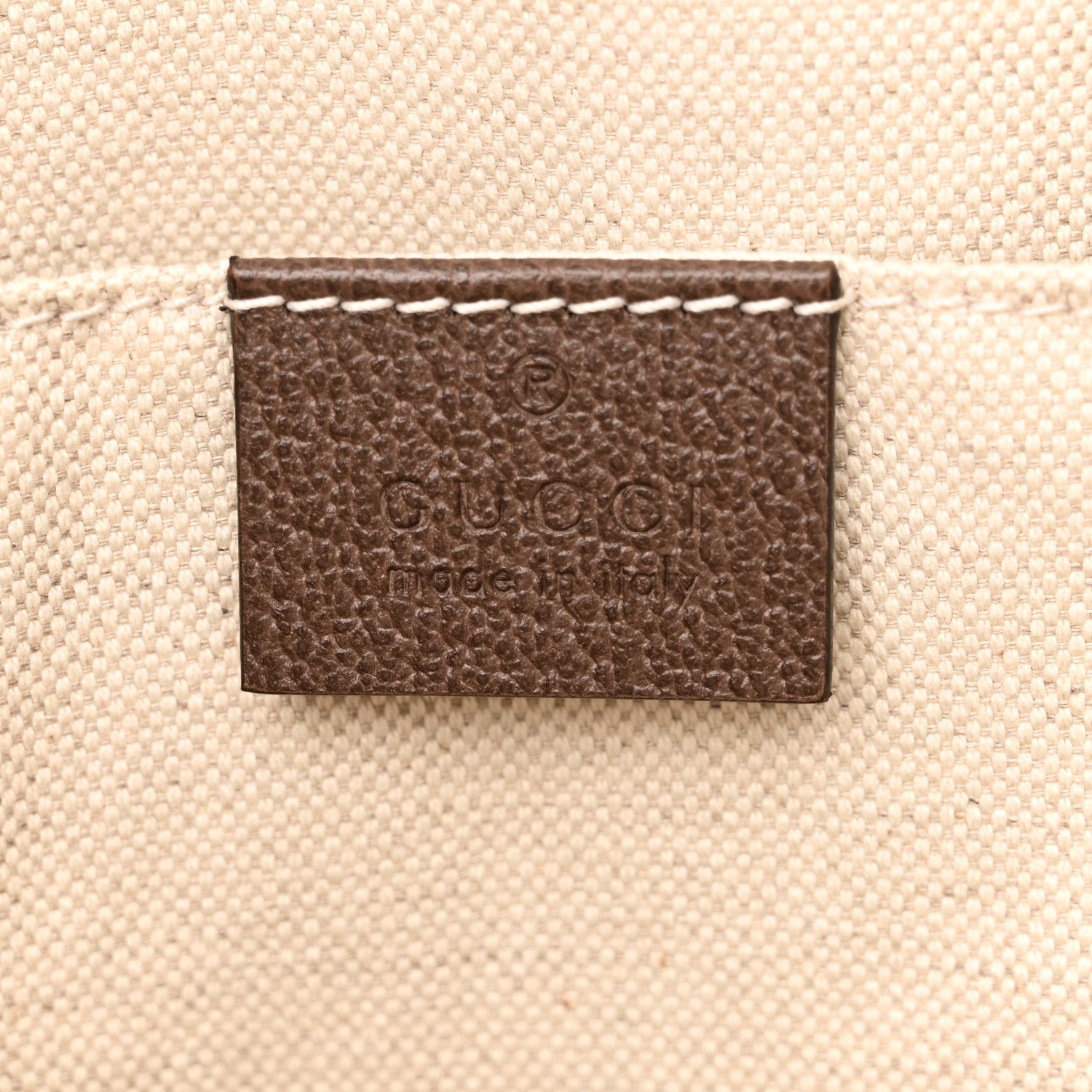 Gucci GG Supreme Monogram Textured Calfskin Web Medium Ophidia Briefcase Beige Ebony New Acero 6 of 11