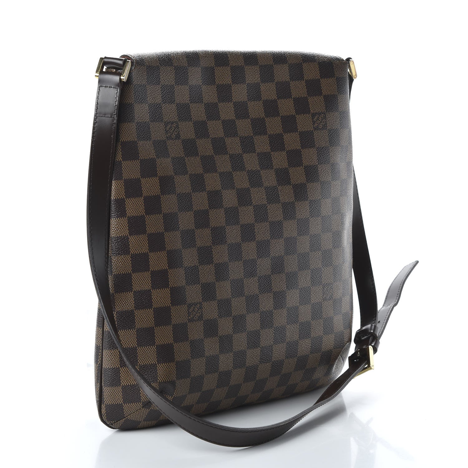 Louis Vuitton Damier Ebene Musette GM 3 of 10