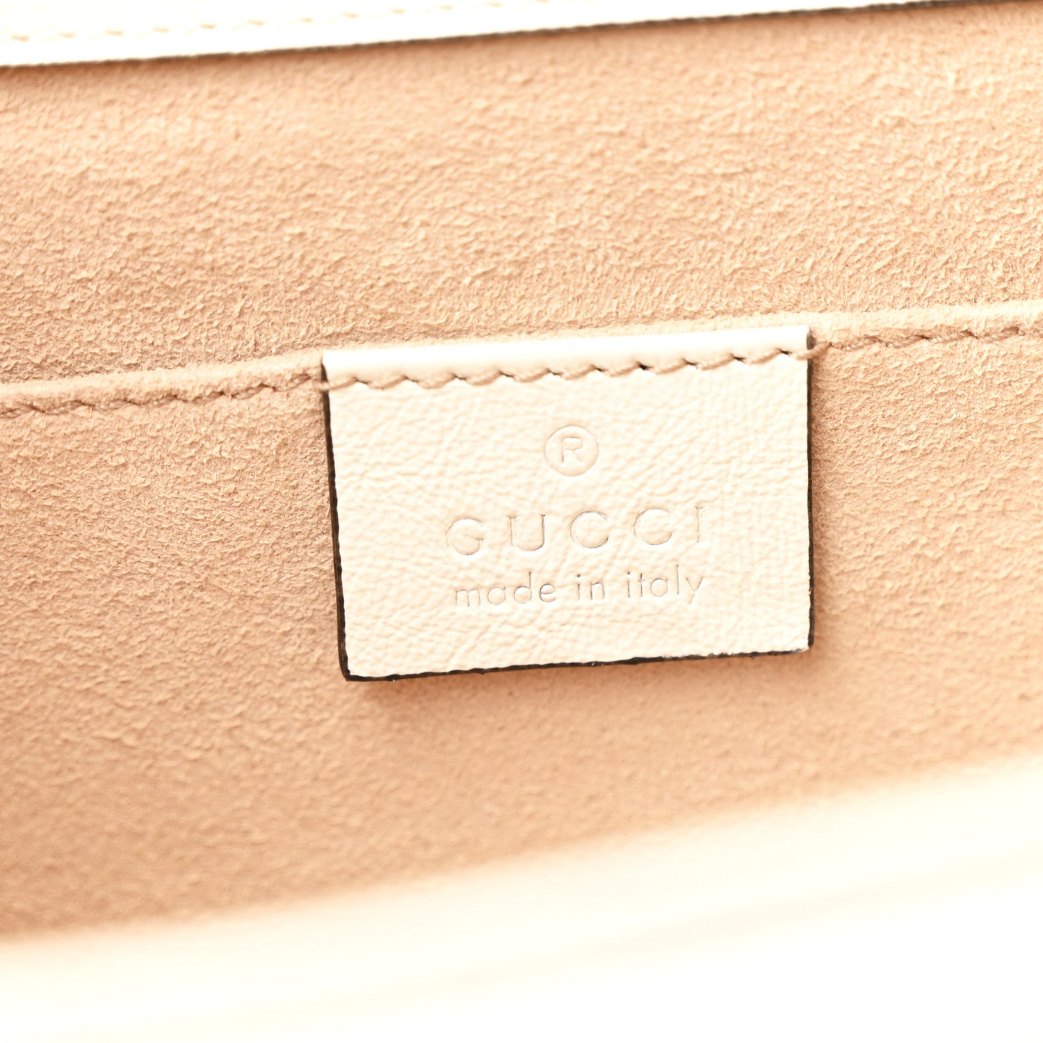 Gucci Textured Calfskin Web Small Rajah Slim Flap Shoulder Bag Mystic White 5 of 12