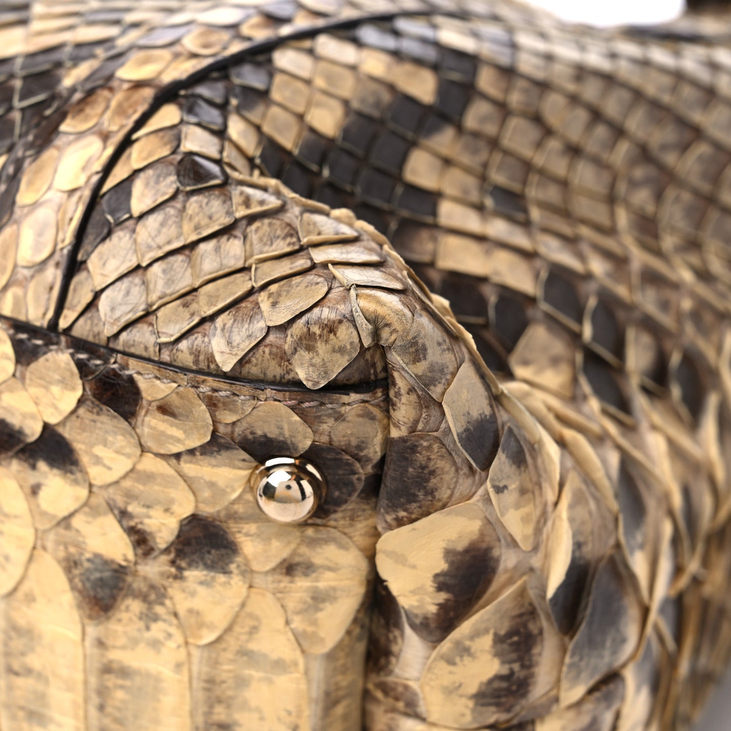 Snakeskin Medium Britt Tote