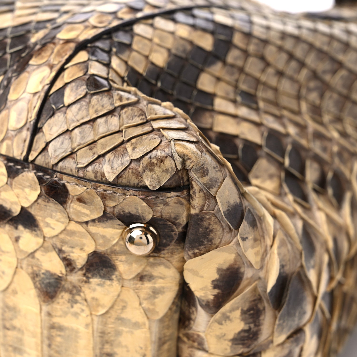 Gucci Snakeskin Medium Britt Tote 9 of 11
