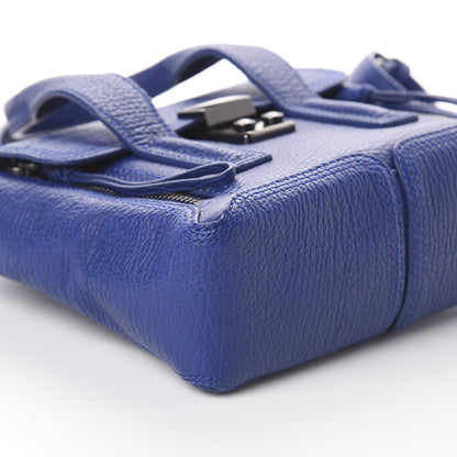3.1 Phillip Lim 3.1 Textured Calfskin Mini Pashli Satchel Cobalt 5 of 8