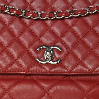 Chanel Calfskin Quilted In The Business Flap Bag Red 8 of 10