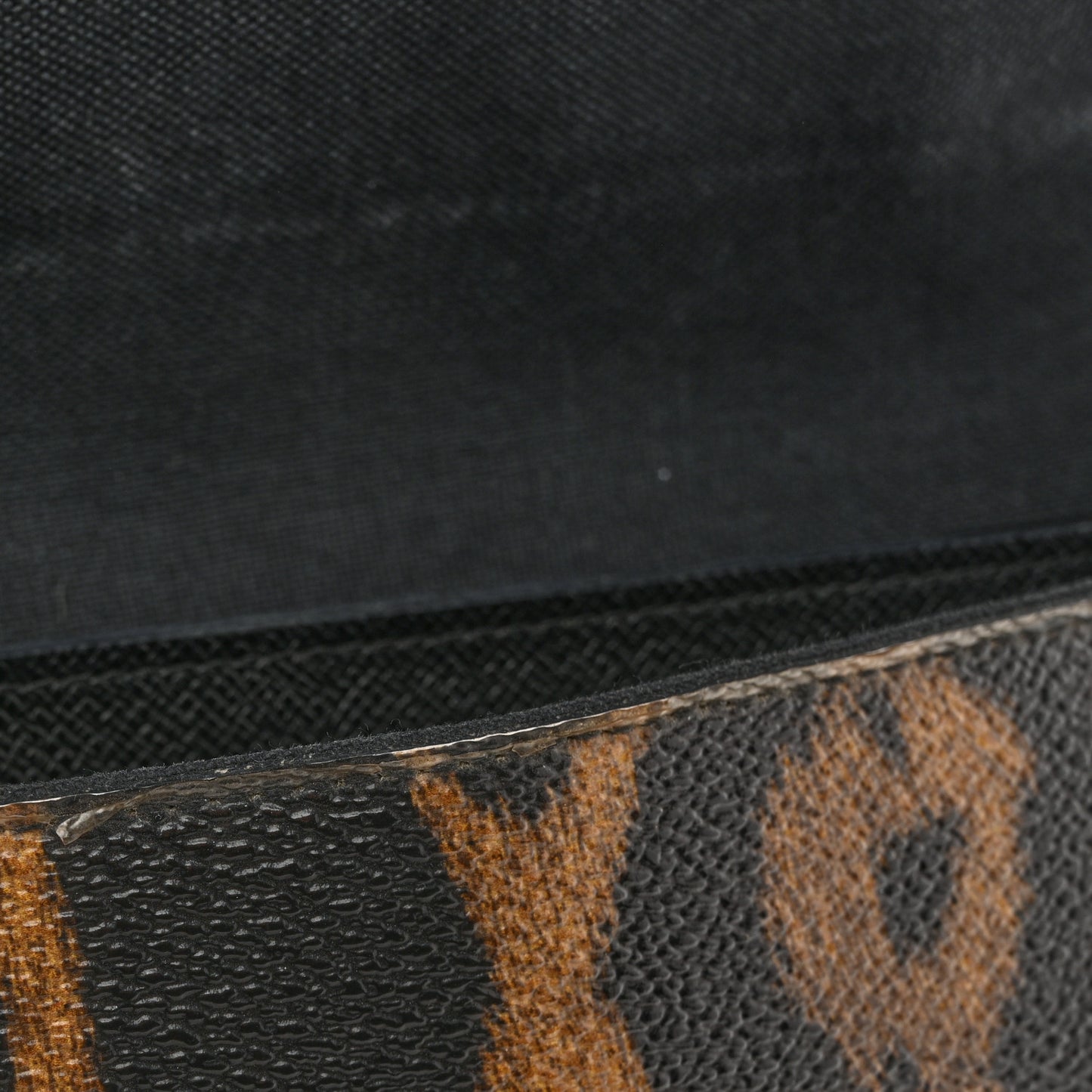 Monogram Animal Print Pochette Felicie Chain Wallet