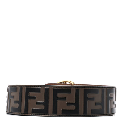 Fendi Vitello F is Fendi Bi-Color FF 1974 Embossed Belt 70 28 Maya Black 2 of 9