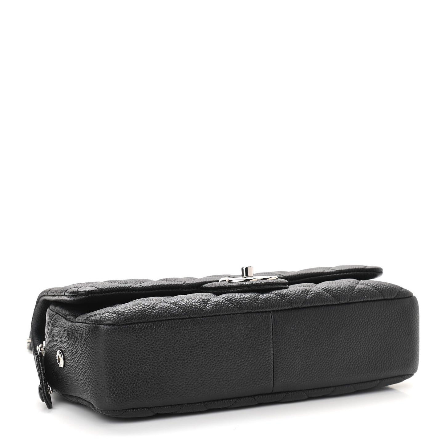 Caviar Quilted Medium Easy Flap Black