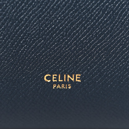 Celine Baby Grained Calfskin Micro Belt Bag Navy Blue 6 of 10