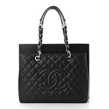 Chanel Caviar Quilted Grand Shopping Tote GST Black 11 of 11