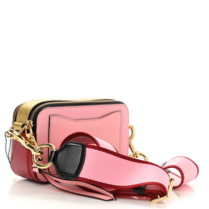 Marc Jacobs Saffiano Small Snapshot Camera Bag Multicolor Baby Pink 2 of 10