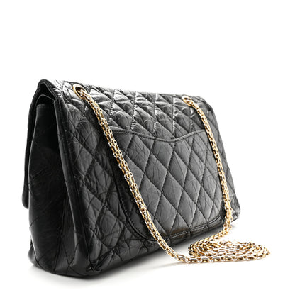 Chanel Aged Calfskin Quilted 2.55 Reissue 227 Flap Black 3 of 13