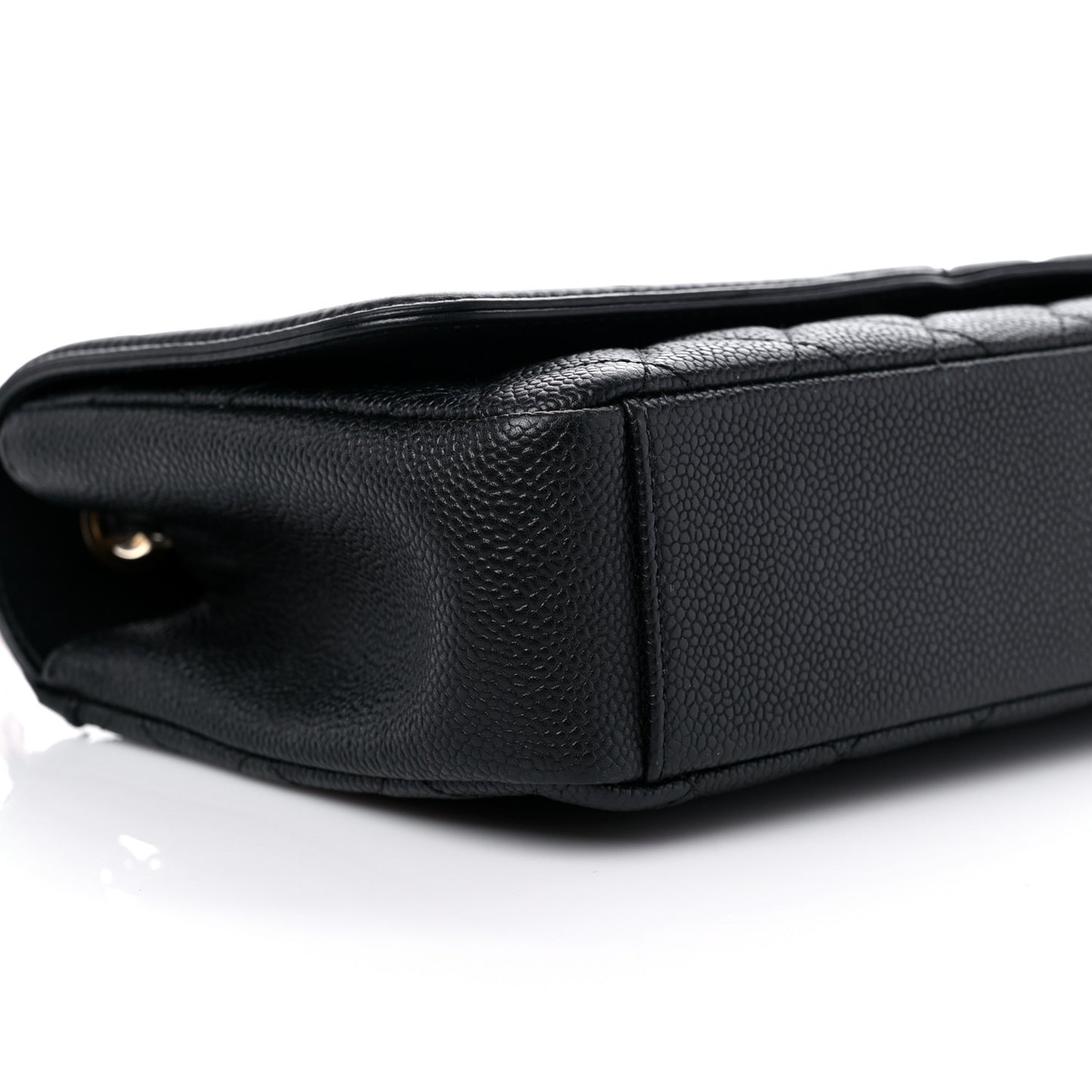 Caviar Quilted Medium CC Filigree Flap Black