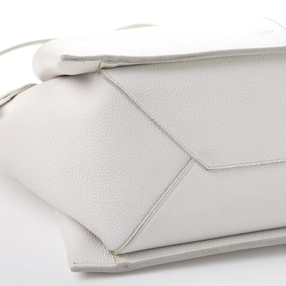 Celine Baby Grained Calfskin Small Tri-Fold Bag White 10 of 11