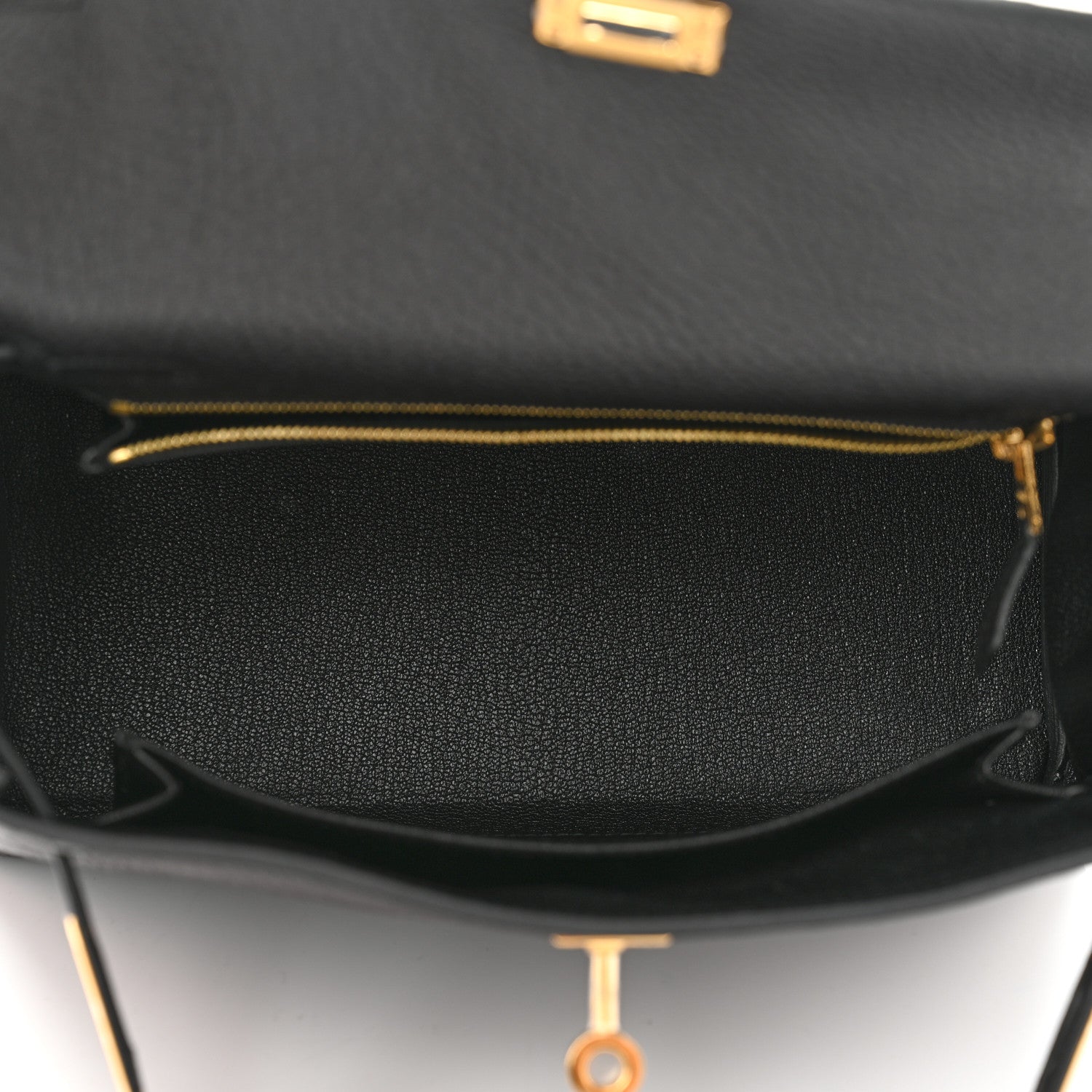 Hermes Togo Kelly Retourne 25 Black 5 of 11