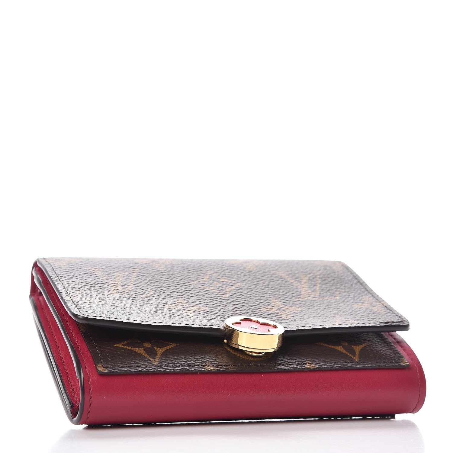Louis Vuitton Monogram Flore Compact Wallet Fuchsia 4 of 8