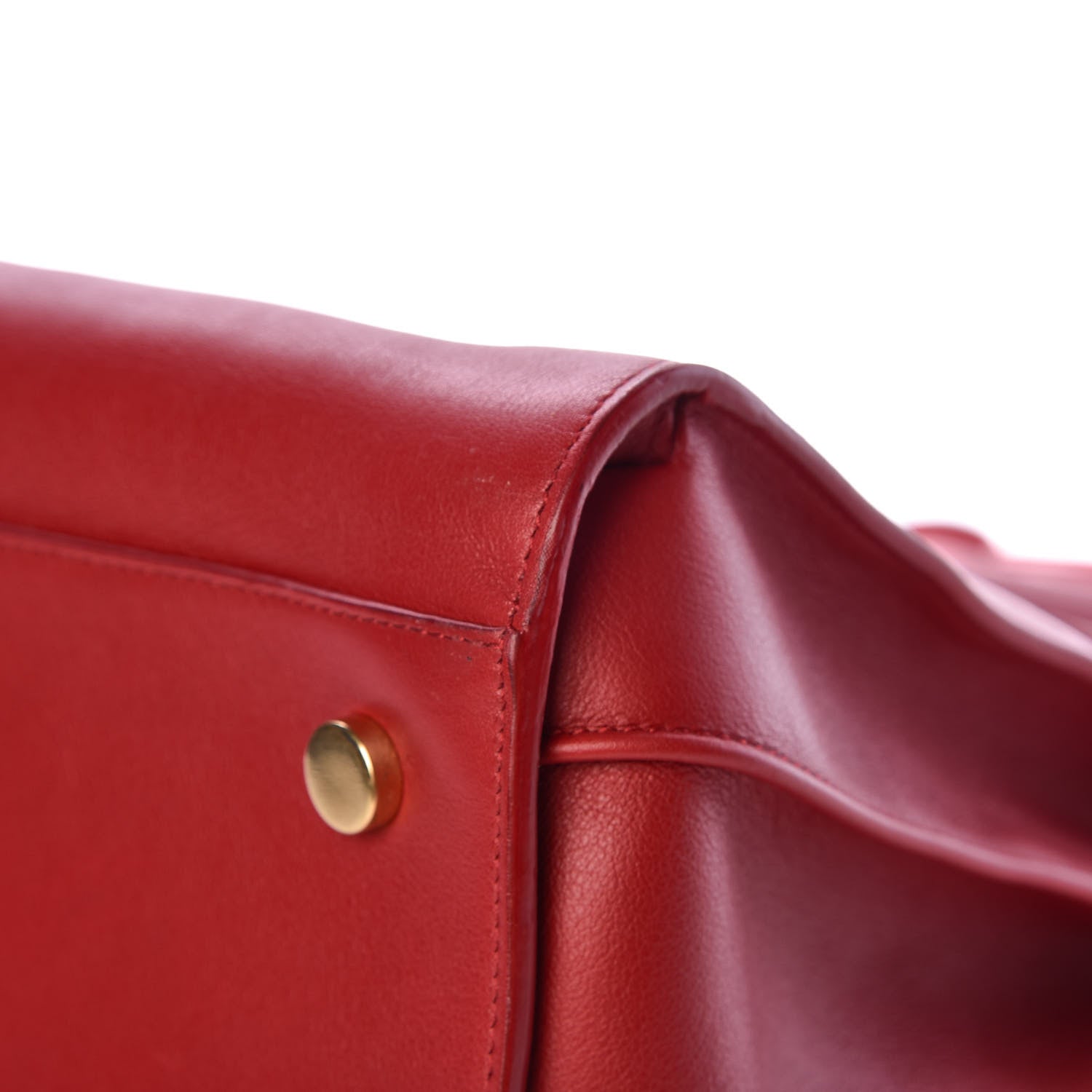 Saint Laurent Calfskin Large Sac de Jour Carryall Rouge Orient 9 of 12