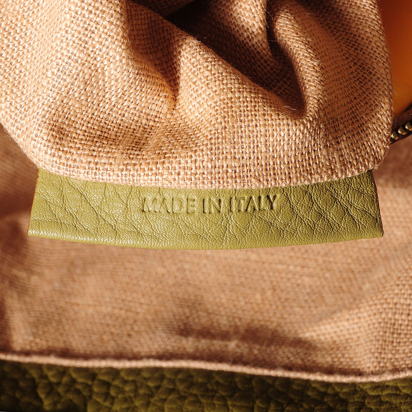 Calfskin Romano Selleria Large Villa Borghese Tote Muschio