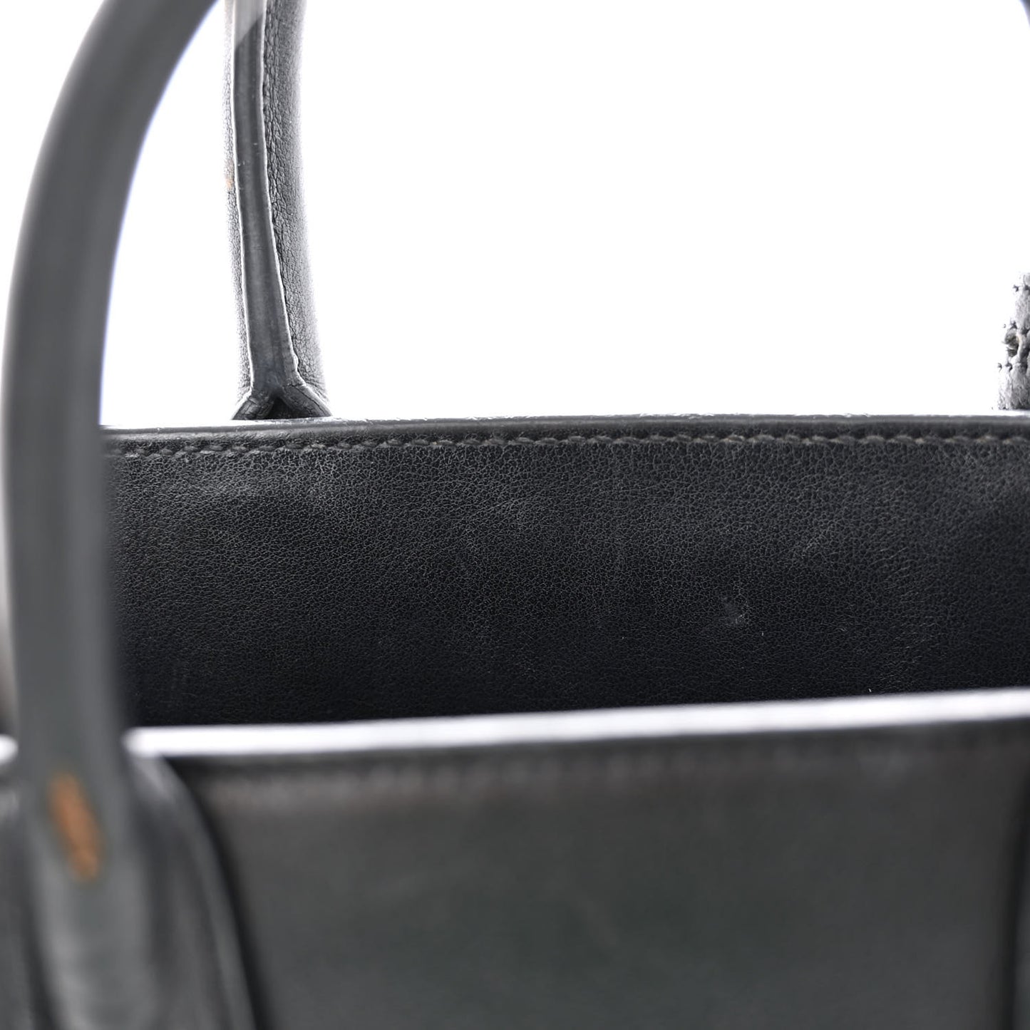 Calfskin Nano Sac De Jour Black