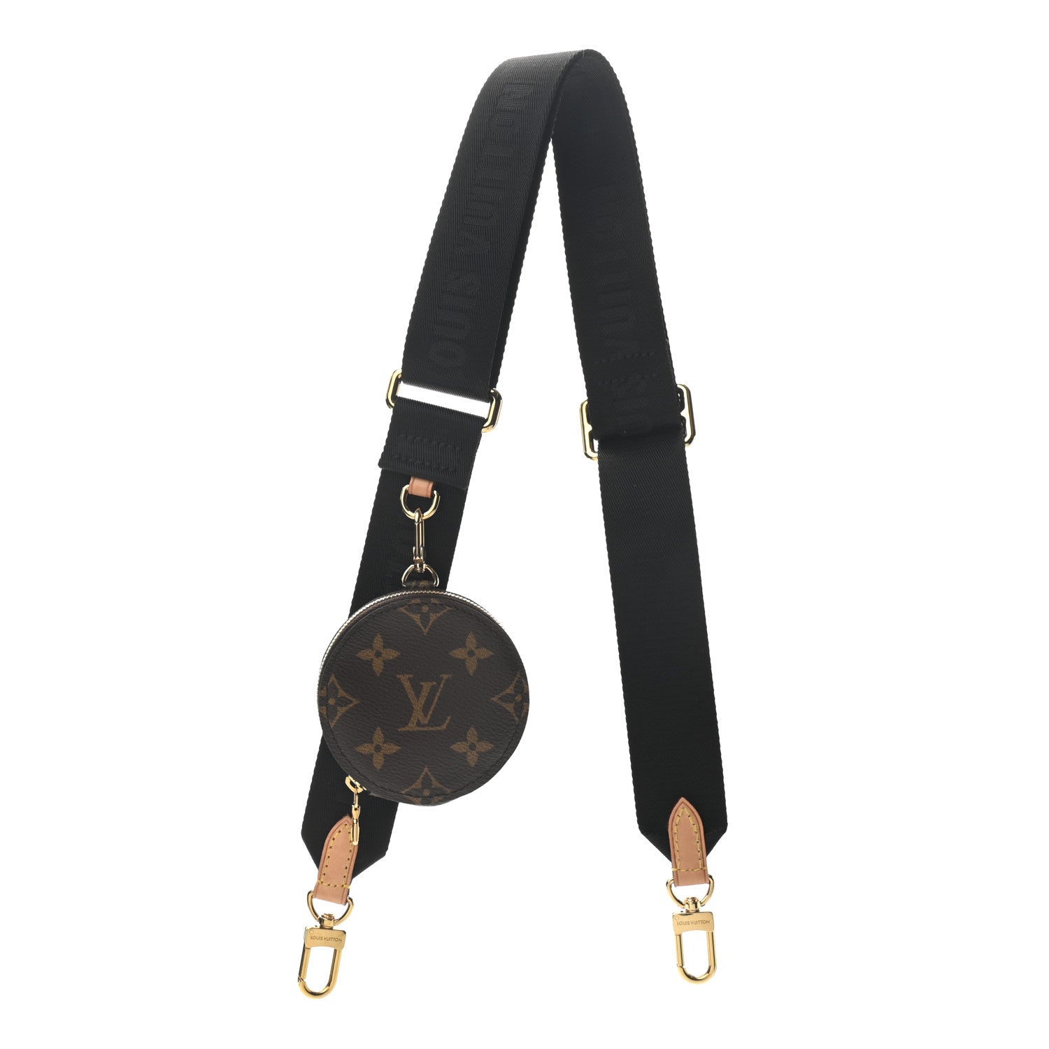 Louis Vuitton Monogram Multi Pochette Accessories Bandouliere Shoulder Strap Black 1 of 5