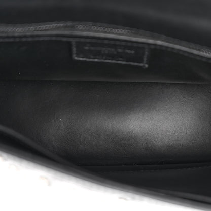 Christian Dior Calfskin Lucky Star Macrocannage Medium Caro Bag Black 5 of 11