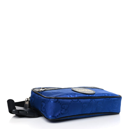Gucci Econyl Nylon Monogram Off The Grid Belt Bag Guilted Blue Black 4 of 10