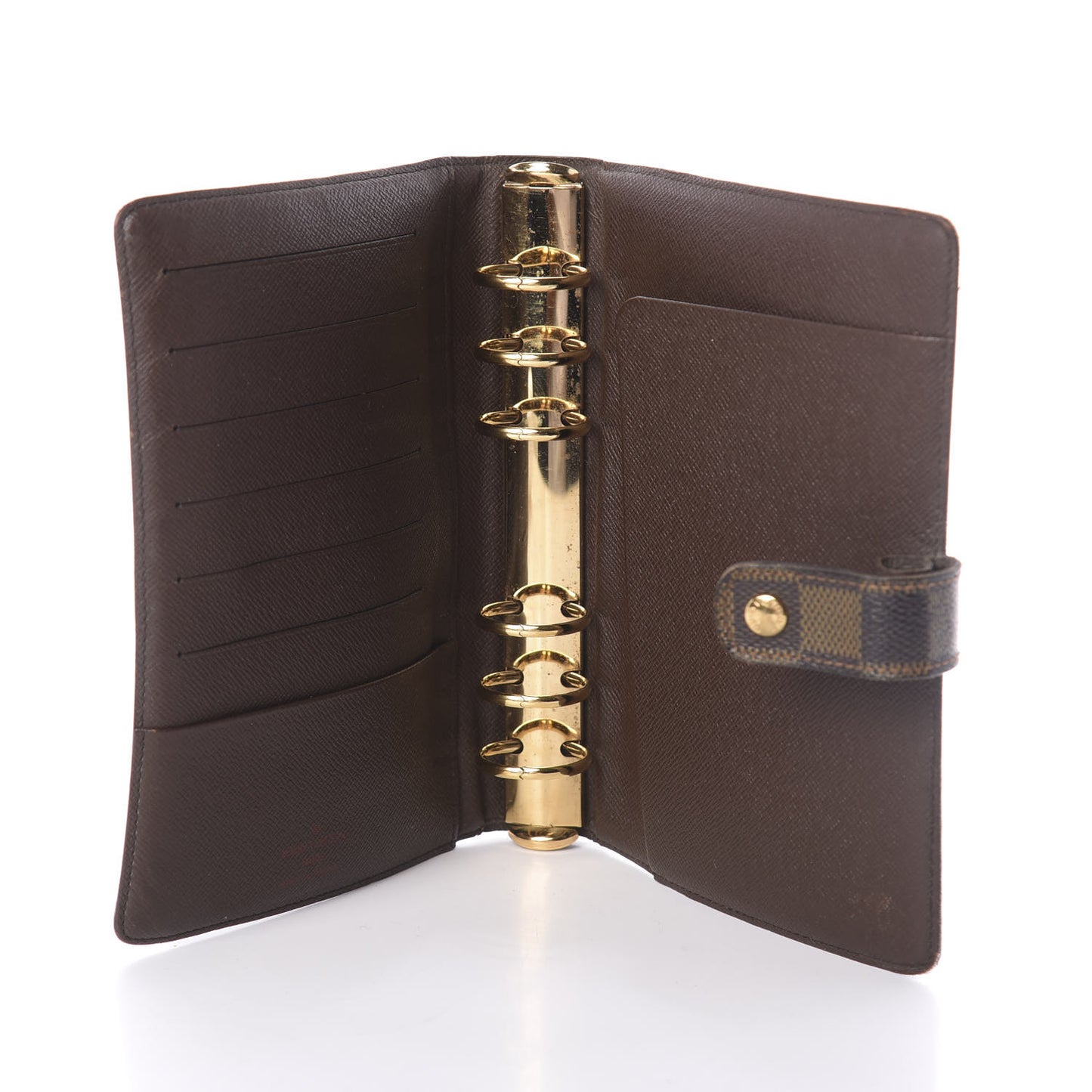 Damier Ebene Medium Ring Agenda Cover