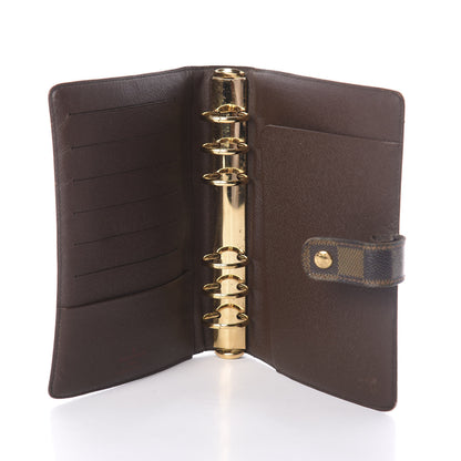 Louis Vuitton Damier Ebene Medium Ring Agenda Cover 5 of 6